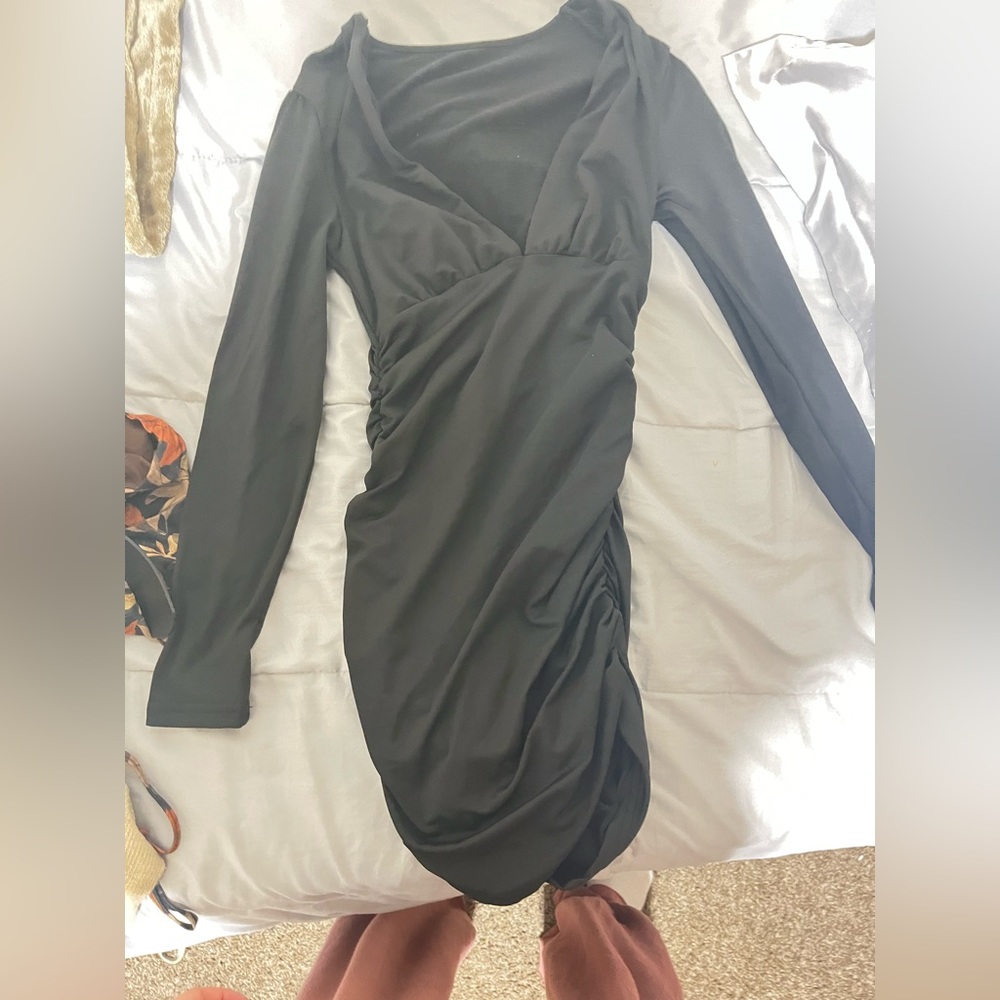 Mini black dress